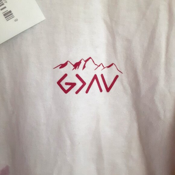 Simply Southern T-Shirt Size 2XL Long Sleeve Pullover Purple White NWT God - Picture 5 of 11